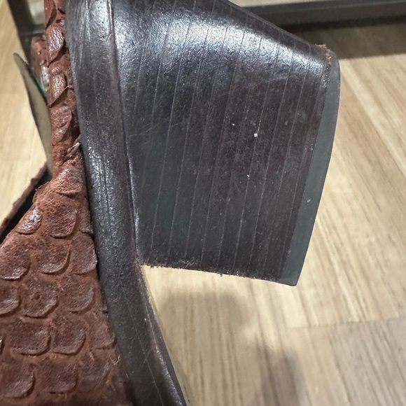 All saints  Jackson leather mules sz 8  good condition - Picture 4 of 10